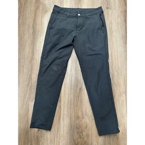 Lululemon Pants Mens 31 Gray‎ Commission Slim Fit Warpstreme Stretch Flaws